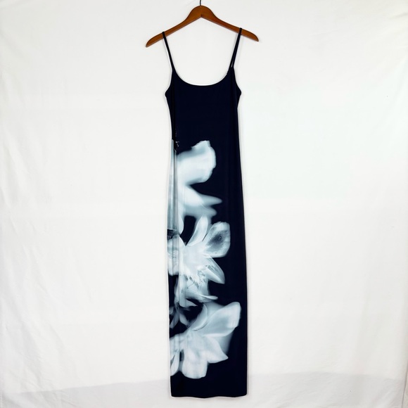 chinese dress ladies TA3 Bombshell Maxi Dress - Midnight Peony - XXS